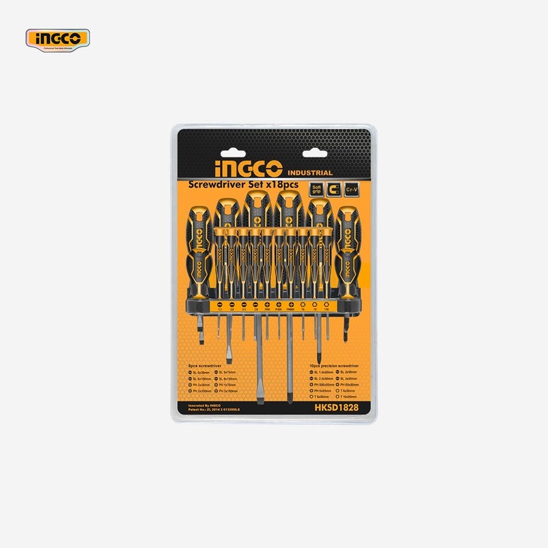 Ingco 18 Pcs Screwdriver Set HKSD1828