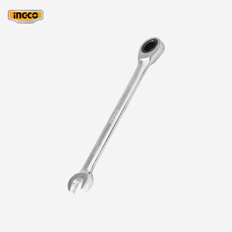 Ingco Industrial 8 Pcs Ratchet Spanner Set 8-18mm HKSPAR1082