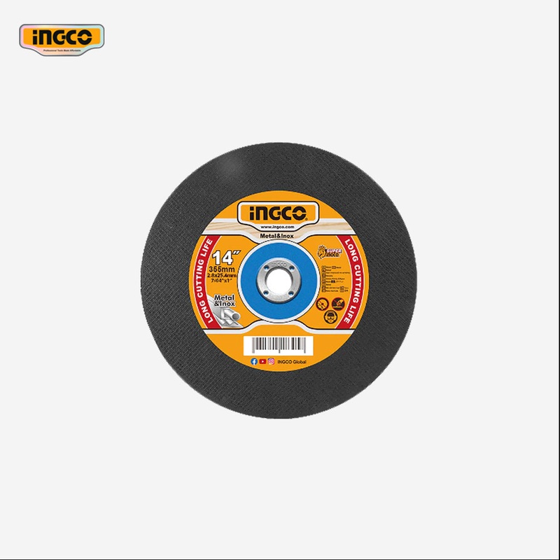 Ingco Ingco 14" Abrasive Metal Cutting Disc Cut Off Wheel for Cut Off Machine MCD303551 ING-HT