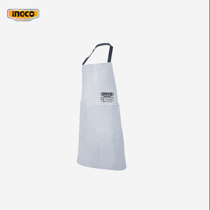 Ingco Leather Welding Apron 90 x 60cm Gray | Brown HGVA01