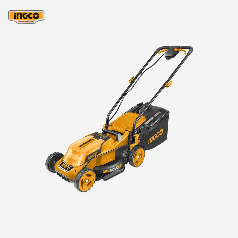 Ingco P20S 14 Inch 40V Lithium-Ion Cordless Lawn Mower Cutter Hand Push Type LMLI2014