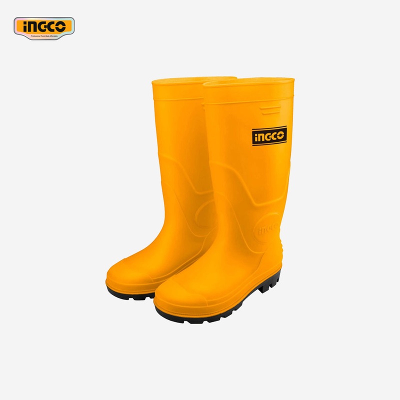 Ingco Rain Boots 100% New Virgin PVC / Nitrile with Anti-Slip Sole SSH092L.39