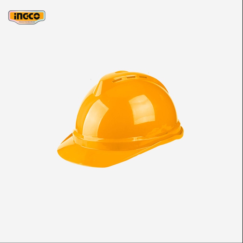 Ingco Safety Helmet PE Shell with Vents & Chinstrap HSH201
