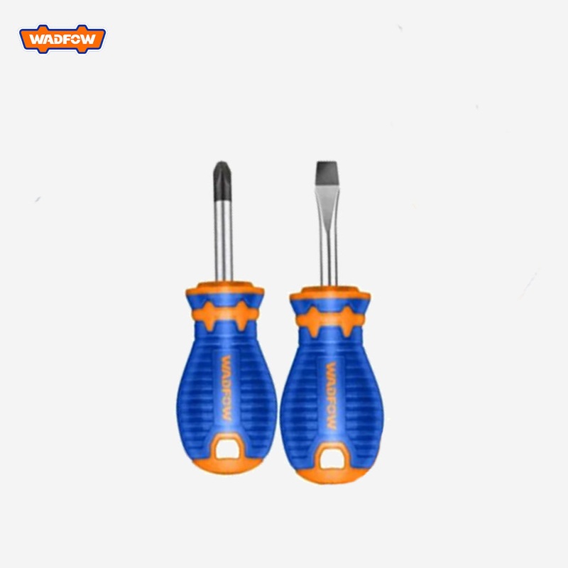 Wadfow 2Pcs Mini Screwdriver Set Sl6.5 X 38mm Ph2 38