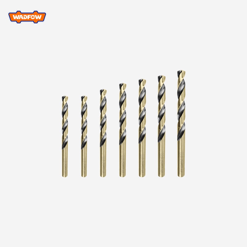 Wadfow 7Pcs Hss/Metal Twist Drill Bits Set