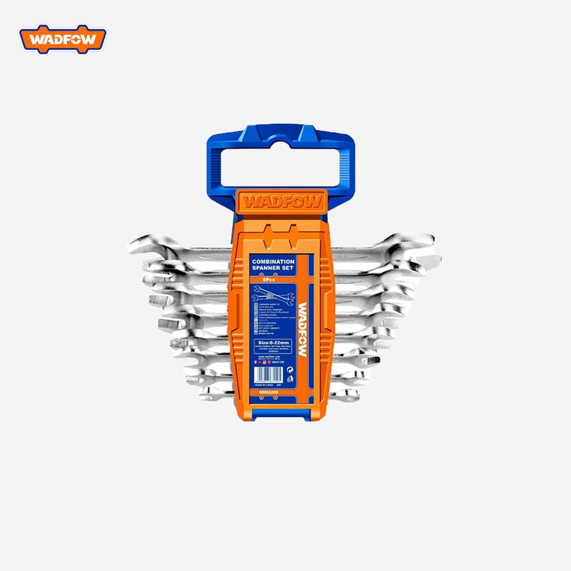 Wadfow Double Open End Spanner Wrench Tool Set 8Pcs WDS2208