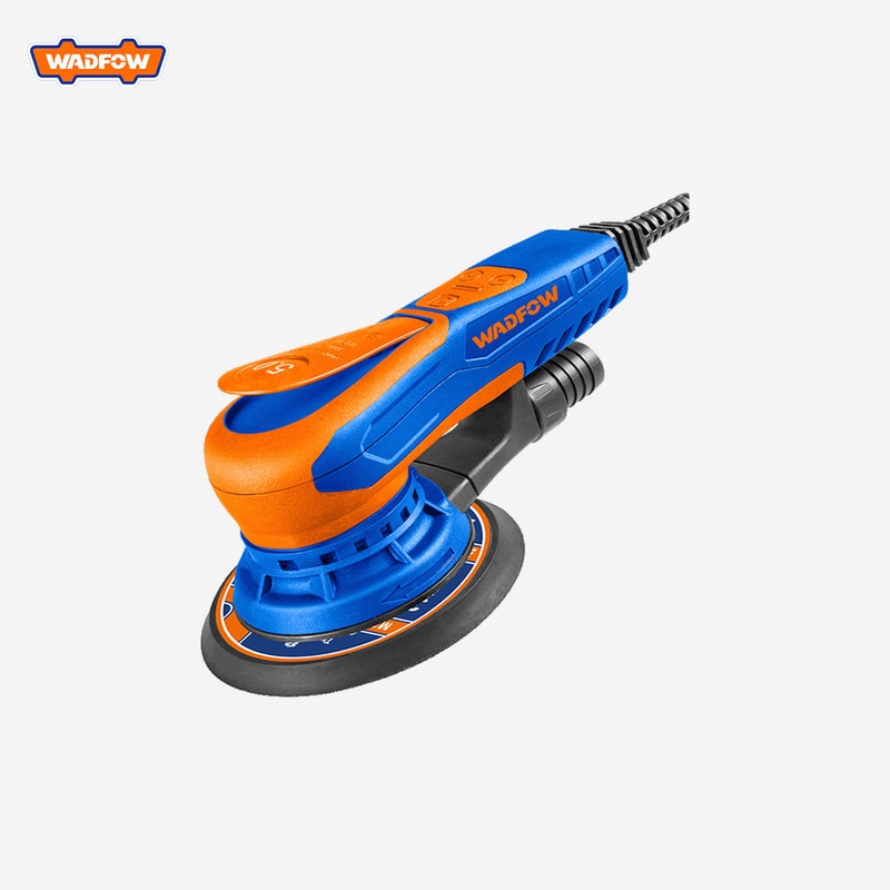 Wadfow Orbital Sander w/ Variable speed control Velcrops base (350W) WFA55350