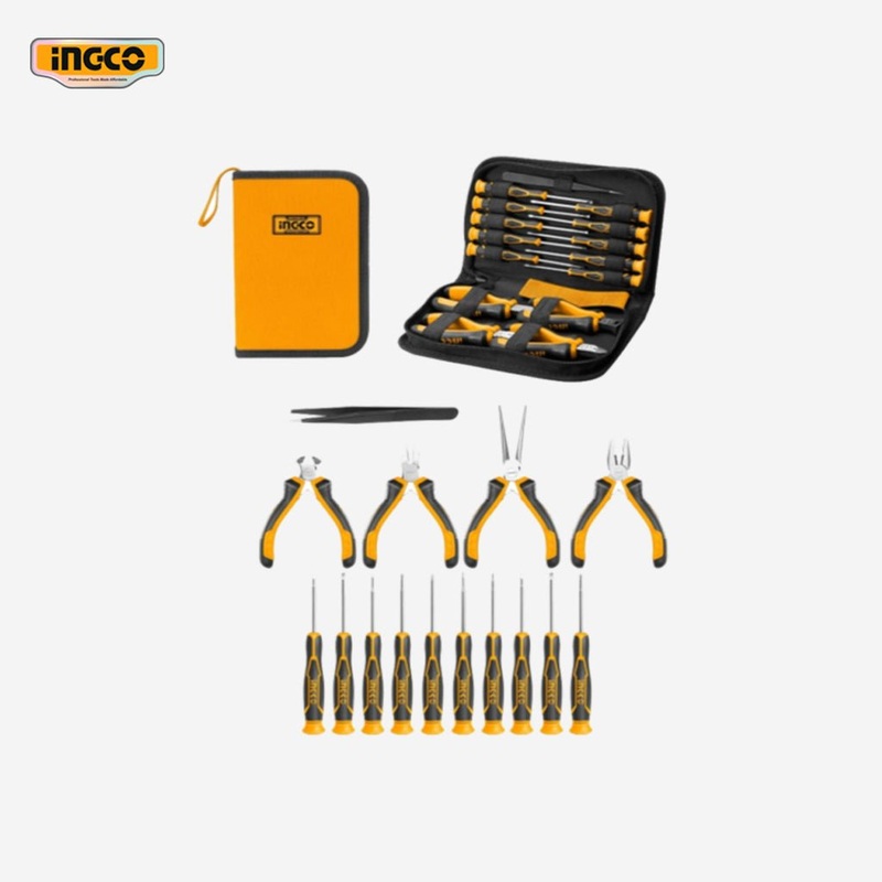 Ingco 15 Pcs Precision Screwdriver Tools Set HKTTS0151