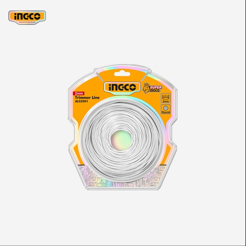 Ingco 2mm Round Trimmer Line for GBC5434421 Gasoline Grass Trimmer ALS2001