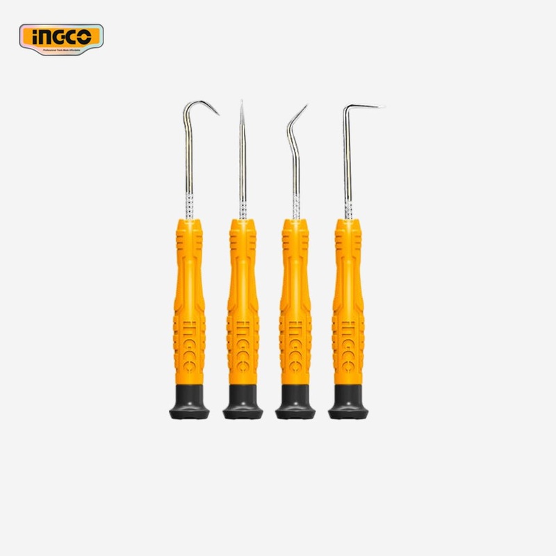 Ingco 4 Pcs / Set Mini Hook & Pick HKPHS0401