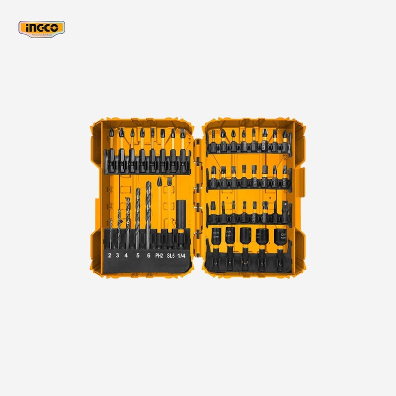 Ingco 45 Pcs Impact Screwdriver Bit Set AKDL24502