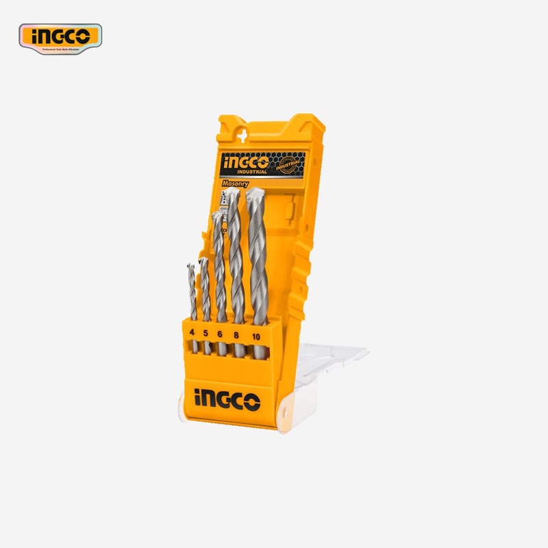 Ingco 5Pcs Multi-Function Drill Bits for Masonry Concrete 4-10mm AKD6058