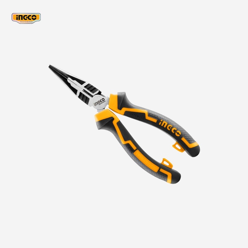 Ingco 6 Inch High Leverage Long Nose Pliers Tool HHLNP28160