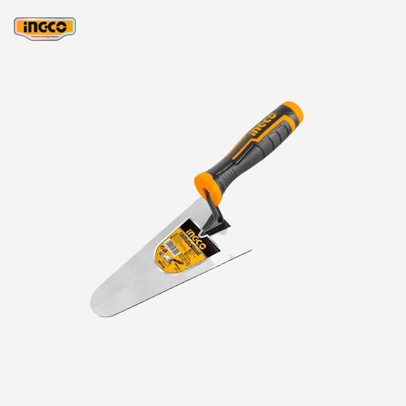 Ingco 7 Inch/180mm Round Bricklaying Trowel HBT738