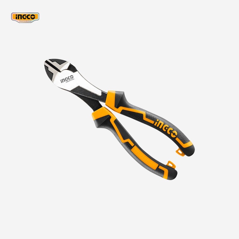 Ingco 7 Inch Industrial High Leverage Diagonal Cutting Pliers CR-V HHHDCP28180