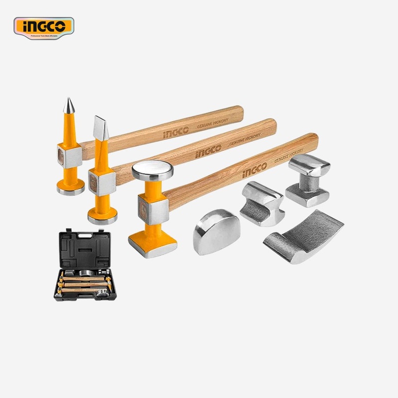 Ingco 7 Pcs Body and Fender Hammer Set HBAFH0711 / HBAFH0712