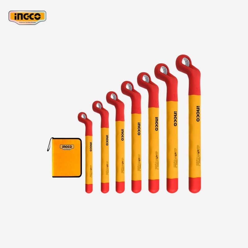 Ingco 7 Pcs Insulated Ring Wrench Set HKISPA0702