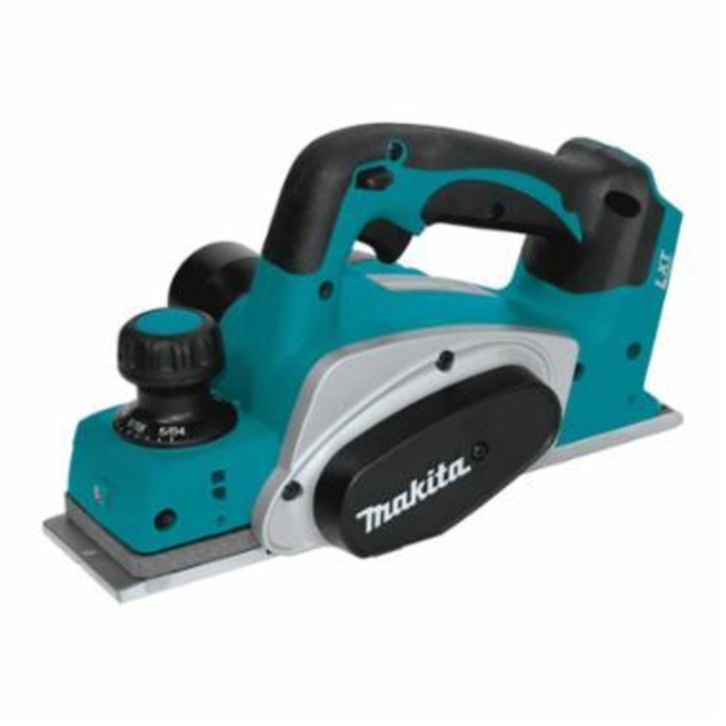 Makita XPK01Z Planer Tool, Tool/Kit: Tool, 3-1/4 in W Cutting, 0 to 5/64 in D Cutting, 18 V, LithiumIon Battery