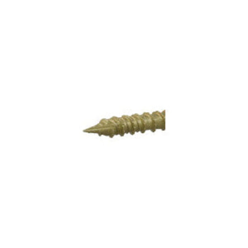 PowerPro 116815 Exterior Multi-Material Screw, System of Measurement: Imperial, 1/4 in Thread, 3-1/2 in L, Star Drive